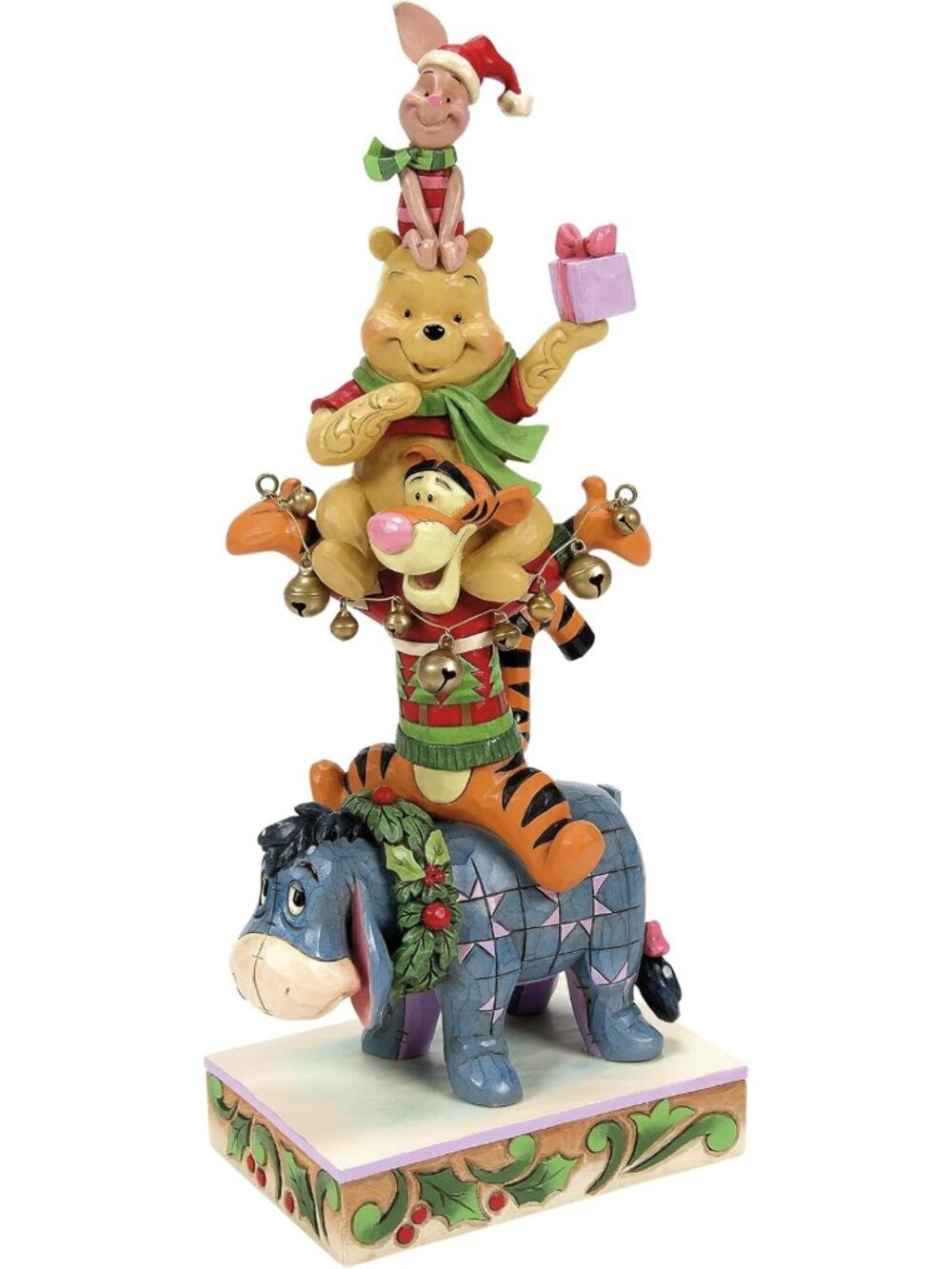 Winnie the Pooh & Friends Stacked Figurine - Hand-Painted Collectible Decor